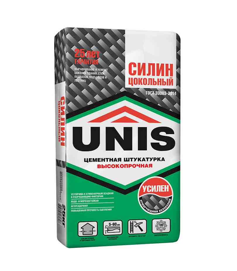Штукатурка unis силин